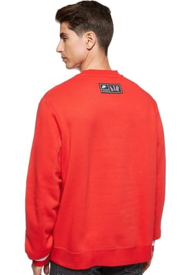 Nike Air Fleece Crew Sweatshirt in Rot