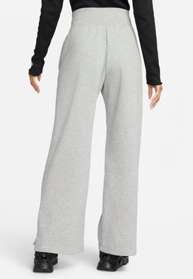 Nike Phoenix Fleece-Jogginghose für Damen mit weitem Bein in Grau
