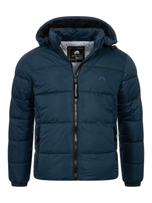 Arctic Seven Herren Winter Steppjacke Navy