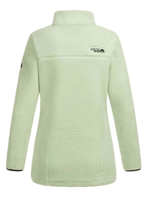 Arctic Seven Damen Sherpa Fleecejacke – Wärmende Outdoorjacke mit Zipper – Dusty Mint