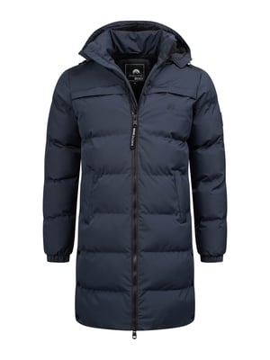 Arctic Seven Herren Winter Parka gesteppt Navy