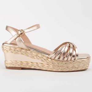 Montevita Sandale Mit Keilabsatz Salia4 Gold
