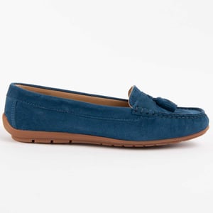 Purapiel Mokassin Meilis4 Blau