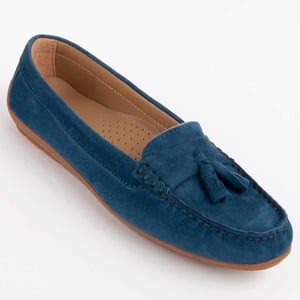 Purapiel Mokassin Meilis4 Blau