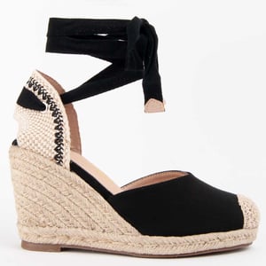 Montevita Espadrille Mit Keilabsatz Balenci8 Schwarz