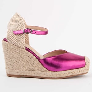 Montevita Espadrille Mit Keilabsatz Balenci4 Rosa