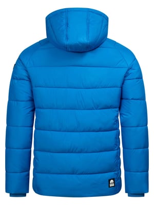 Arctic Seven Herren Steppjacke wind- und wasserabweisende Winterjacke mit Kapuze Blau