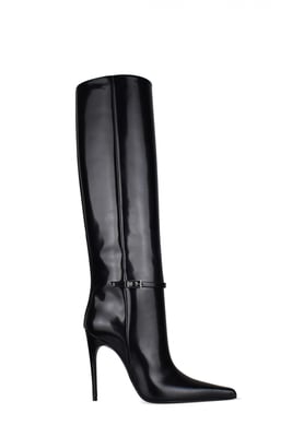 Saint Laurent Stiefel Vendome Schwarz