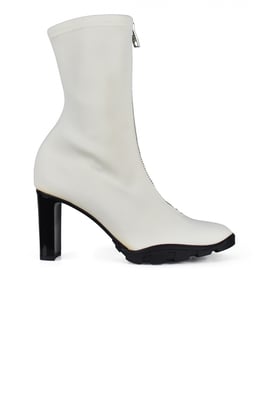 Alexander McQueen Stiefeletten Scuba Weiß