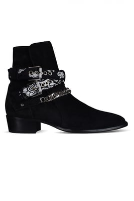 AMIRI Bottinen Bandana Buckle Schwarz