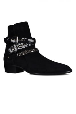 AMIRI Bottinen Bandana Buckle Schwarz