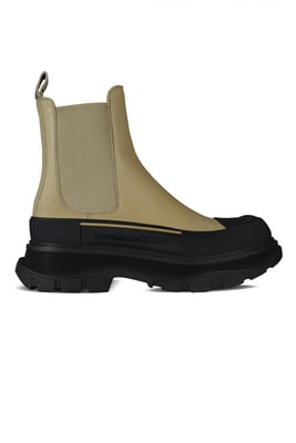 Alexander McQueen Tread Slick Stiefeletten Beige