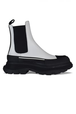 Alexander McQueen Stiefeletten Tread Slick Weiß