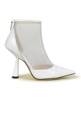 Jimmy Choo Stiefeletten Kix 100 Weiß