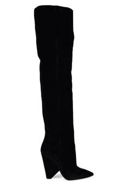 Saint Laurent Niki Stiefel Schwarz