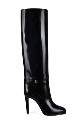 Saint Laurent Stiefel Diane Schwarz