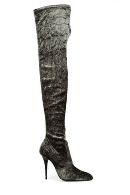 Saint Laurent Talia Oberschenkelhohe Grün