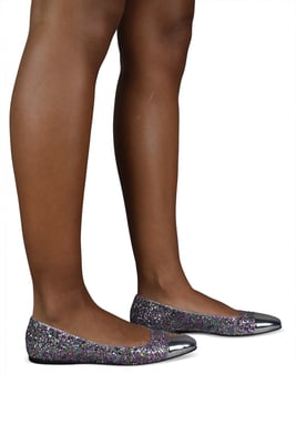 Jimmy Choo WATSON Ballerinas Silber