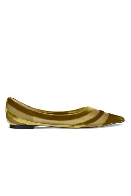 Jimmy Choo Ballerinas Love Grün