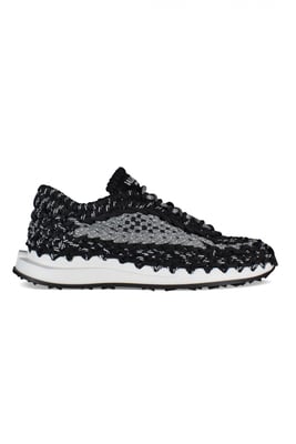 Valentino Garavani Outdoor Crochet Sneakers Schwarz
