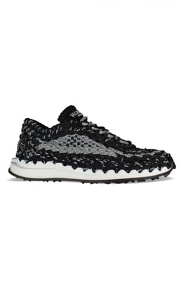 Valentino Garavani Outdoor Crochet Sneakers Schwarz