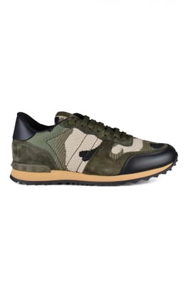 Valentino Garavani Sneakers Rockrunner Kaki