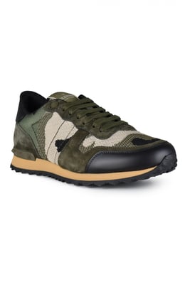 Valentino Garavani Sneakers Rockrunner Kaki