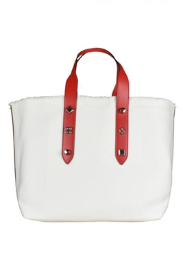 Christian Louboutin Frangibus Shopper Weiß
