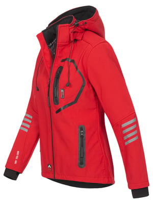 Arctic Seven Damen Softshelljacke Rot-Schwarz