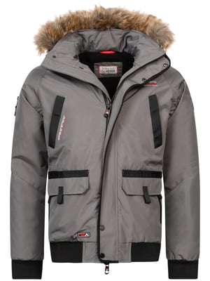 Arctic Seven Herren Winterjacke – Grau