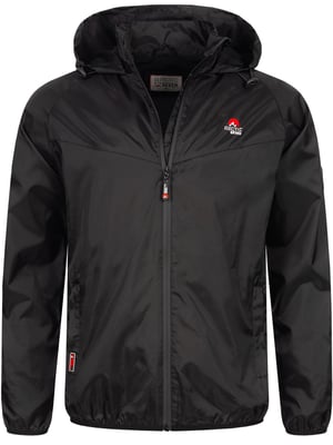 Arctic Seven Herren Regenjacke – Schwarz