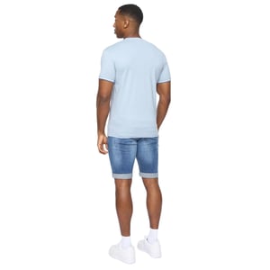 Crosshatch - "Shellworth" T-Shirt für Herren (Hellblau)