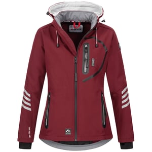 Arctic Seven Damen Softshelljacke Rot-Grau