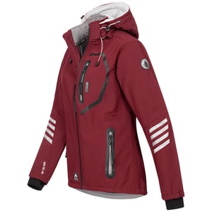 Arctic Seven Damen Softshelljacke Rot-Grau