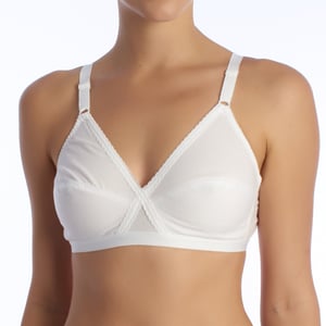 Klassischer bügelloser BH P1612 für Damen