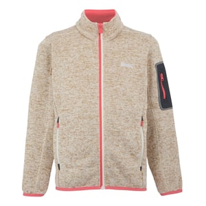 Regatta - "Newhill" Fleecejacke für Kinder (Helles Vanillegelb/Pfirsichblüte)