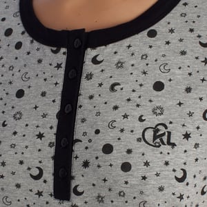 Damen Kurzarm-Sommernachthemd KL45000