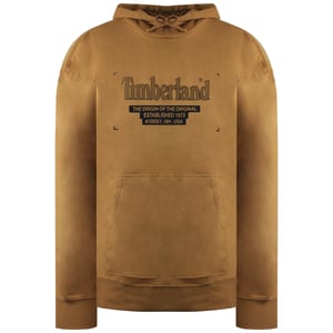 Timberland Logo Herren-Hoodie in Weizen