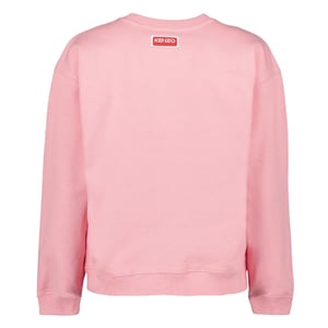 Kenzo Paris Sweatshirt mit Blumenlogo in Rosa