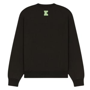 Kenzo Paris Digital Tiger Design Schwarzes Sweatshirt