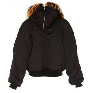 Schlichte schwarze Bomberjacke von Kenzo