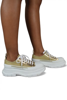 Alexander McQueen Sneakers Tread Slick Gelb