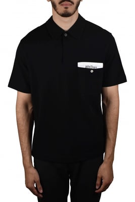 Palm Angels Poloshirt Schwarz