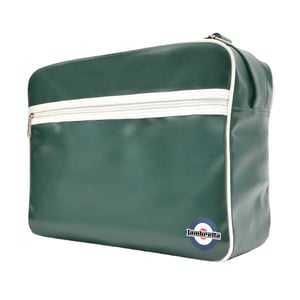 Lambretta - Herren/Damen Unisex Tasche, Retro (Dunkelgrün/Weiß)