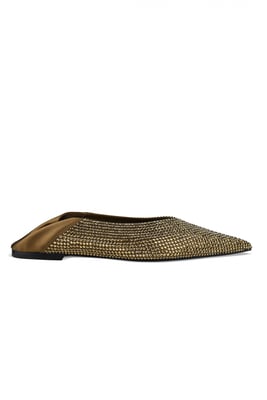 Saint Laurent Pantoletten Nour 05 Gold