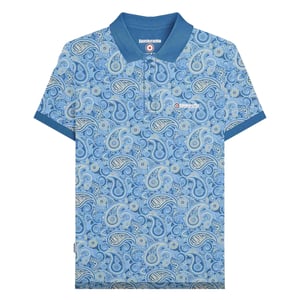 Lambretta - "SS25" Poloshirt Mit Markenzeichen für Herren (Dunkelblau/Holzasche)