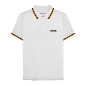Lambretta - "SS25" Poloshirt für Herren (Weiß/Gold)