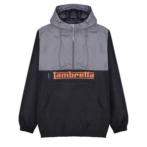 Lambretta - "Scooter" Jacke Über den Kopf für Herren (Schwarz/Grau)