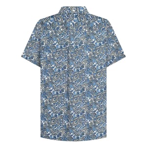 Lambretta - "SS25" Hemd für Herren (Weiß/Blau)
