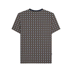 Lambretta - "SS25" T-Shirt für Herren (Marineblau/Tabak)